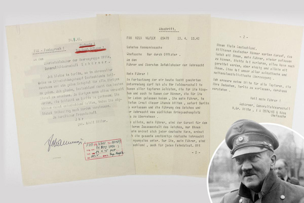 Rematan la 'nota de suicidio' de Hitler -- uy.press 