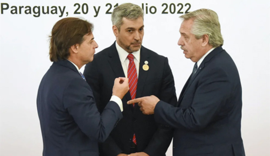 imagen de Tensión política en Mercosur: Argentina, Brasil y Paraguay se unieron contra Uruguay y amenazan con acciones judiciales