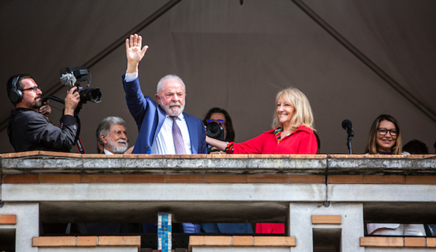 imagen de Lula en la explanada: “Quiero construir definitivamente la unidad de América Latina”