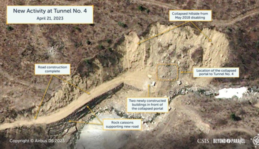 imagen de Se detecta nueva actividad en el recinto de pruebas nucleares de Corea del Norte