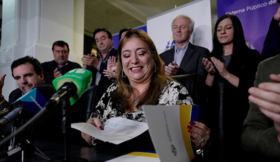 imagen de Irene Moreira asumirá su banca en el Senado tras pedido de renuncia de Lacalle Pou