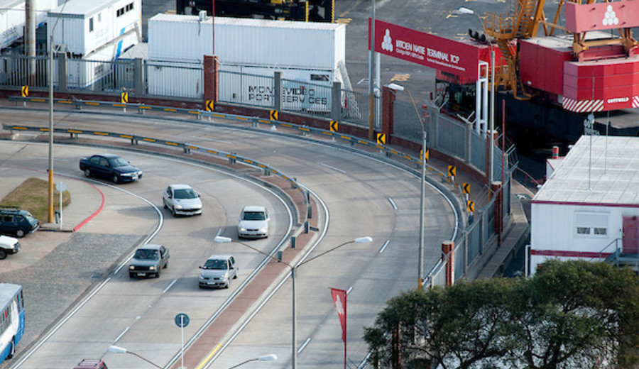 imagen de Por obra del Ferrocarril Central, hay cambios en la circulación por rambla portuaria