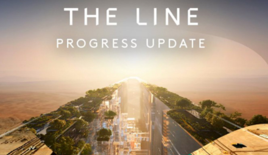 imagen de Avanza la construcción de la estructura más grande del mundo, The Line, que hospedará a 9 millones de personas