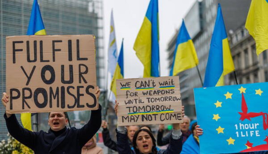 imagen de Zelensky pide a Europa "voluntad política" para defender a Ucrania