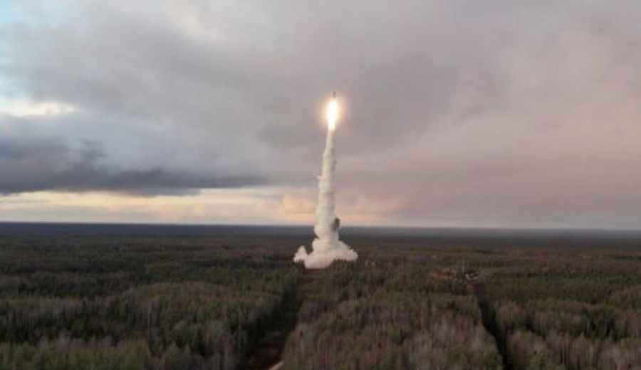 imagen de Rusia lanzó un misil balístico intercontinental sobre Ucrania