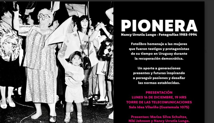 imagen de Presentación de fotolibro PIONERA - Fotografías de Nancy Urrutia Lungo 1983 -1994