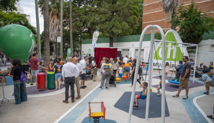 imagen de Reacondicionan plaza Infantil de Libertad y Gabriel Pereira