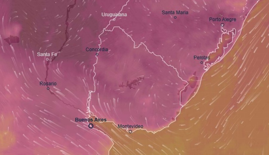 imagen de “Violento” anticiclón que afectará Argentina, traerá “lluvias, tormentas y descenso de temperatura" a Uruguay